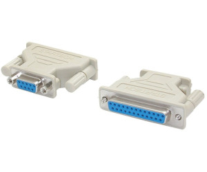 Adaptador Serie DB25 H – DB9 H