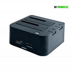 Docking Station B-Move 2,5-3,5+Lector+2US BM-HDF01