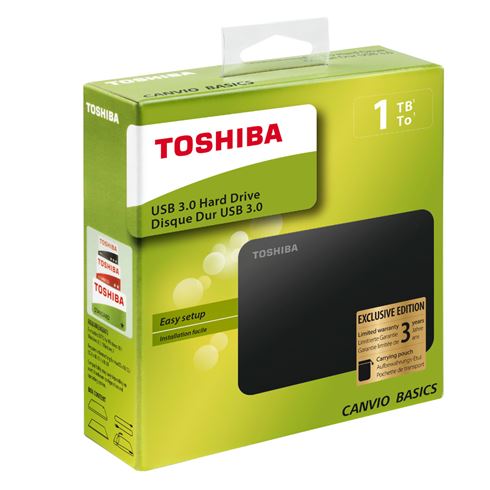 HD Portátil 1TB Toshiba 2,5 S-ATA