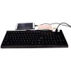 Teclado CoolBox COO-TEC01HU + Hub 3 USB Negro