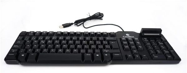 Teclado + Lector Tarjetas CoolBox COO-TEC02DNI