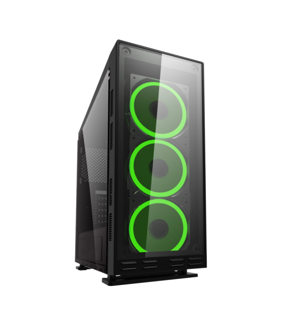 Caja Semitorre Coolbox DeepFlash negra S F