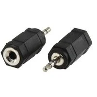 Adaptador audio estéreo jack 2,5H a 3,5M