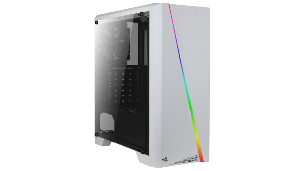 Caja Semitorre AeroCool CYLON RGB Blanca