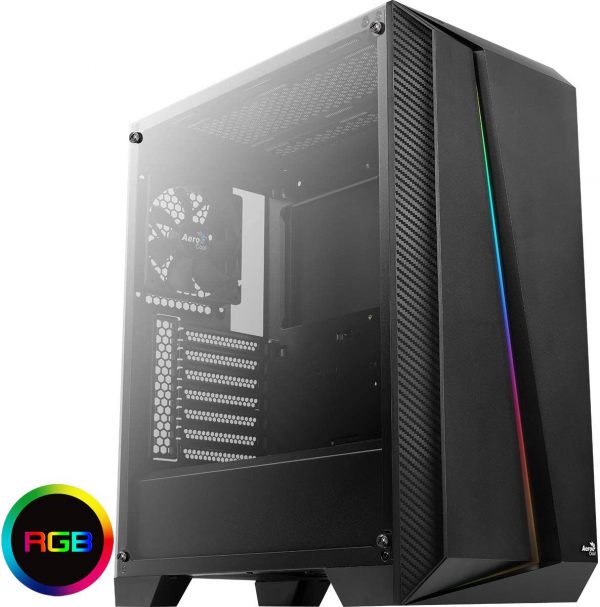 Caja Semitorre AeroCool CYLON PRO-G RGB Negra
