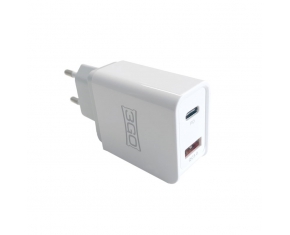 Alimentador USB 3Go Hogar 1QC3 + 1USBC 18W