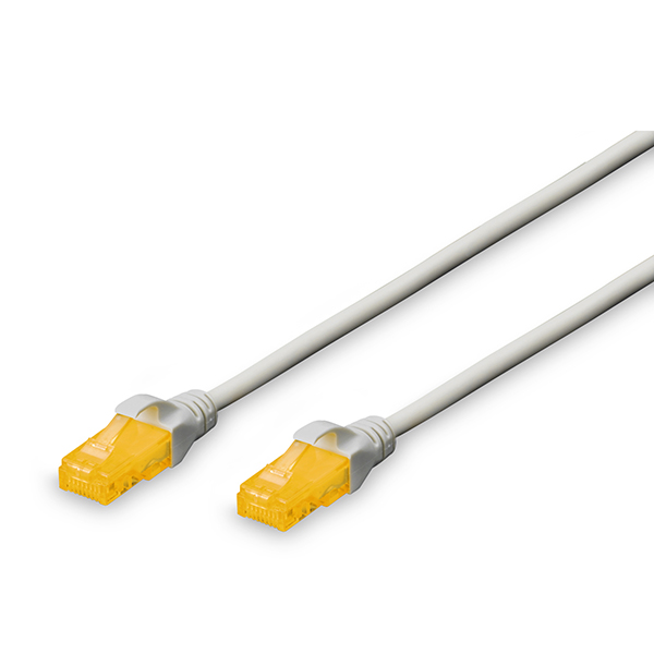 Latiguillo de 1m CAT. 6A – Gris U-UTP LSZH Digitus