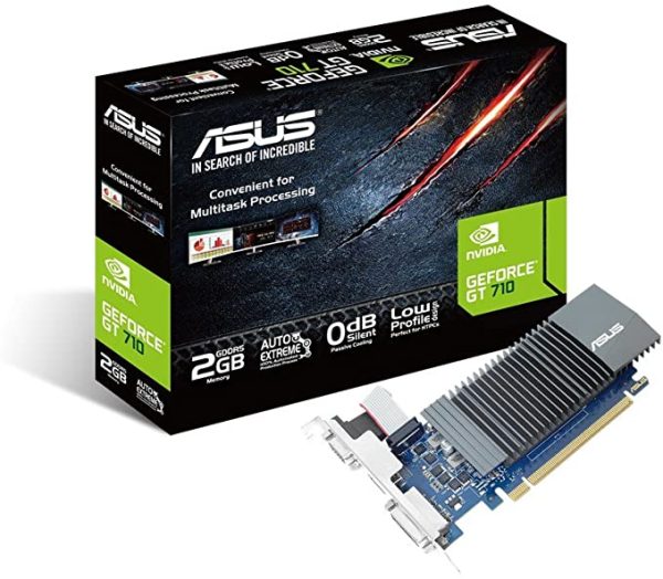 SVGA GeForce GT710 Asus 1GB DDR5 Silent HDMI L.P.