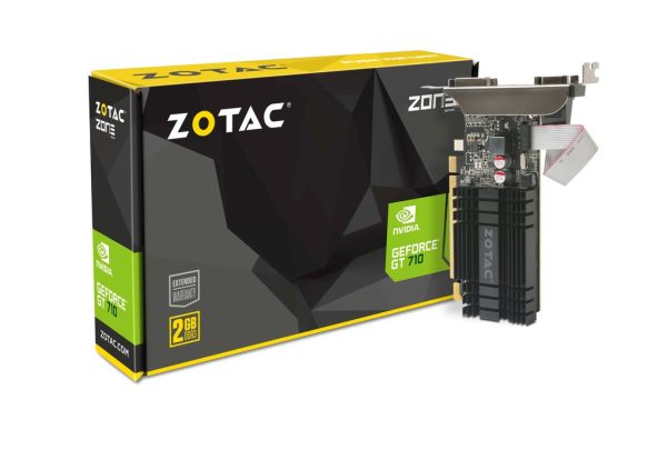 SVGA GeForce GT710 Zotac 2GB DDR3 Silent LP