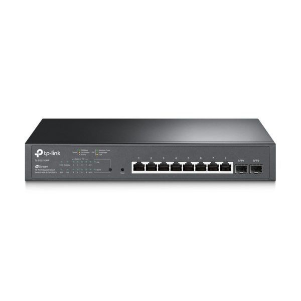 Switch 8 puertos TP-Link TL-SG2210MP 8PoE+2Smar