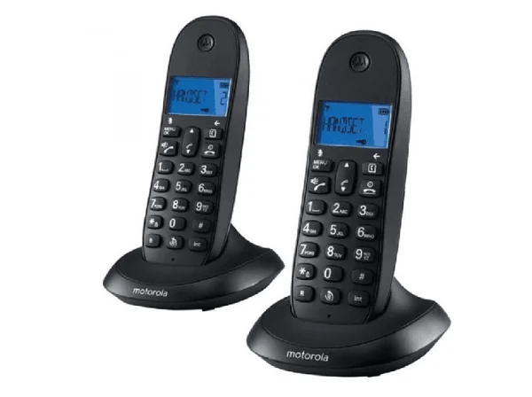 Teléfono DECT Motorola C1002 LB+ Duo Negro