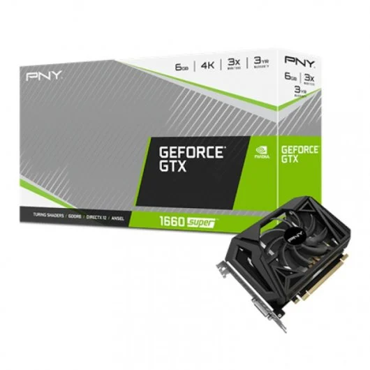 SVGA GeForce GTX1660 PNY Super Single Fan 6GB DDR6