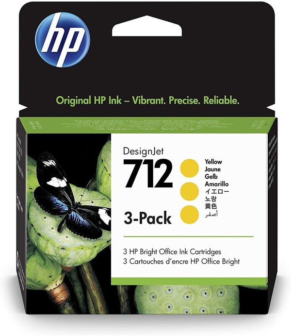 Cartucho Color HP N-712 Amari. 29ml Pack 3u 3ED79A
