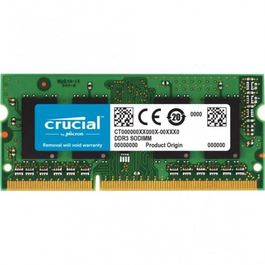 Memoria DDR-3L 8GB PC-1600 Crucial 1,35V CL-11