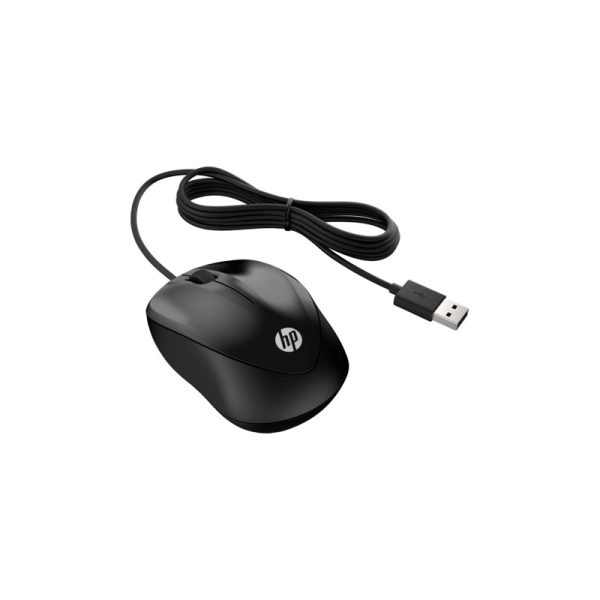 Ratón HP X1000 Negro USB 1200DPI cable 4QM14AA