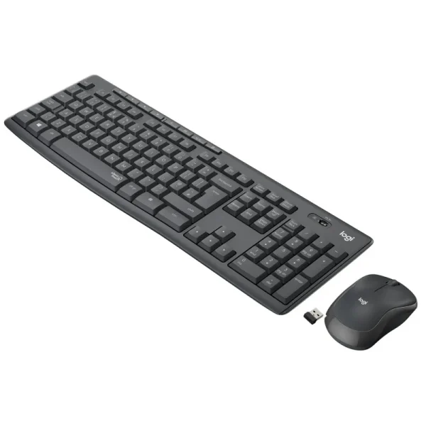 Teclado + Ratón Logitech Wireless MK295 Negro