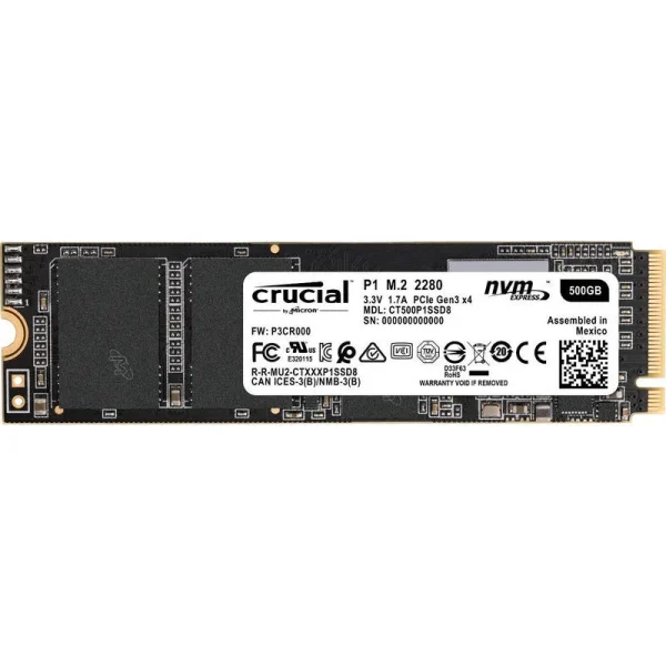 HD SSD-Mini 500GB Crucial CT500P5SSD8 M.2 NVME