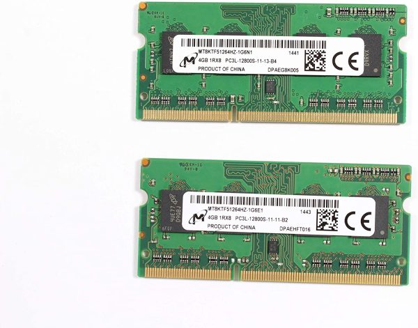 Memoria Portátil DDR-3L 4GB PC-1600 Micron 1,35V