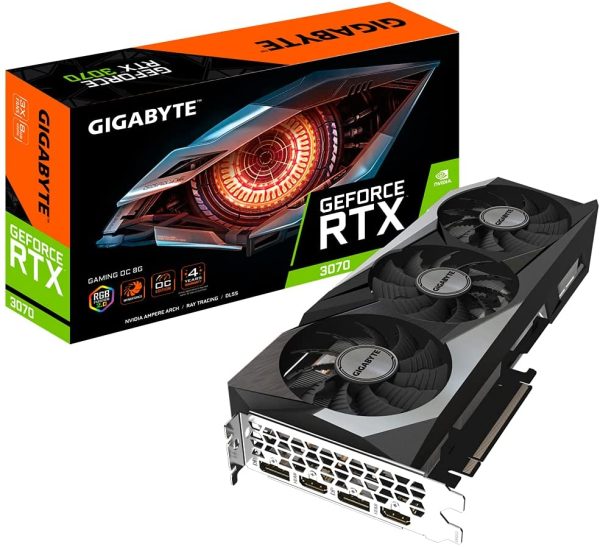 SVGA GeForce RTX3070-8G Gigabyte Eagle 3X 8G GDDR6