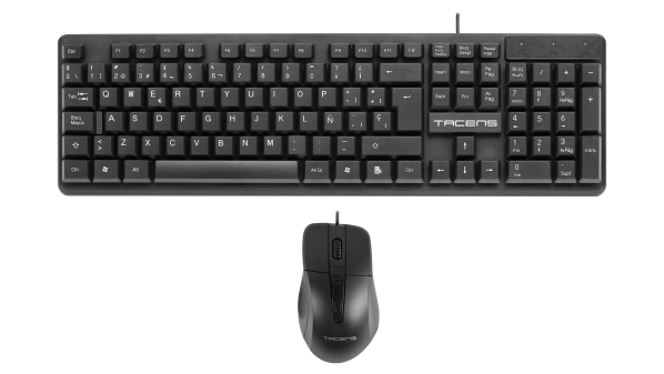 Teclado + Ratón Tacens Anima USB negro ACP0