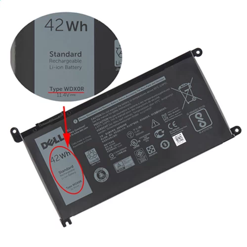 Batería Portátil Comp. Dell Vostro 5471 11.4V 42Wh