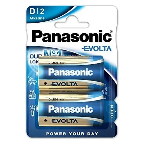 Pilas Panasonic Alcalinas LR20 AA Blister 2Uds