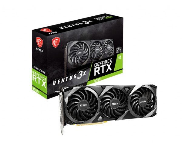 SVGA GeForce RTX3060 MSI Ventus 3X OC 12GB DDR6