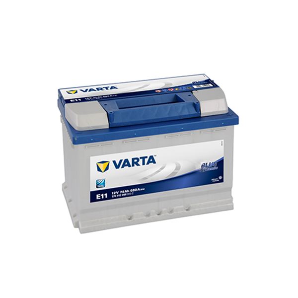 Batería Coche Varta 12V. 74Ah E11 278x175x190mm