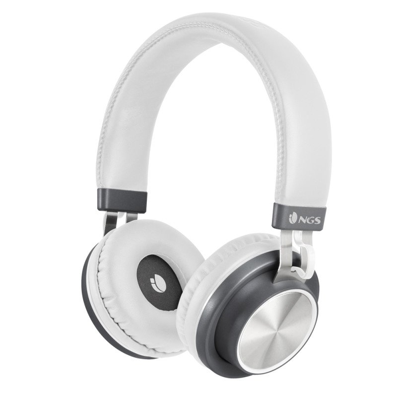 Auriculares NGS Artica Sloth BT+Micro Blanco