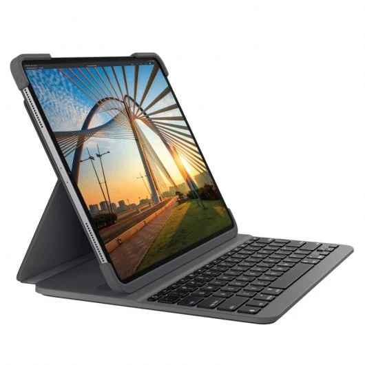 Funda iPad Pro 12,9 Logitech Slim Folio+Tecl Negr