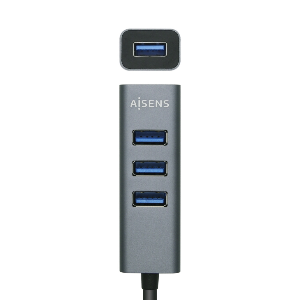 Hub Ampliación 4 Puertos USB 3.0 Aisens A106-0507