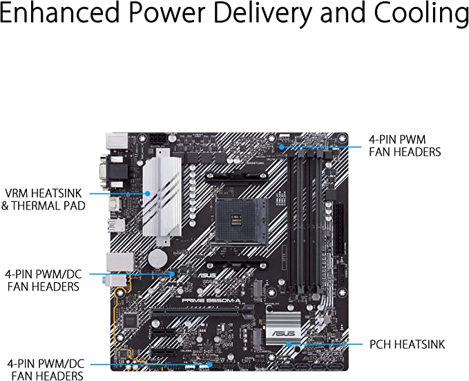 Placa Base Asus PRIME B550M-A AMD4