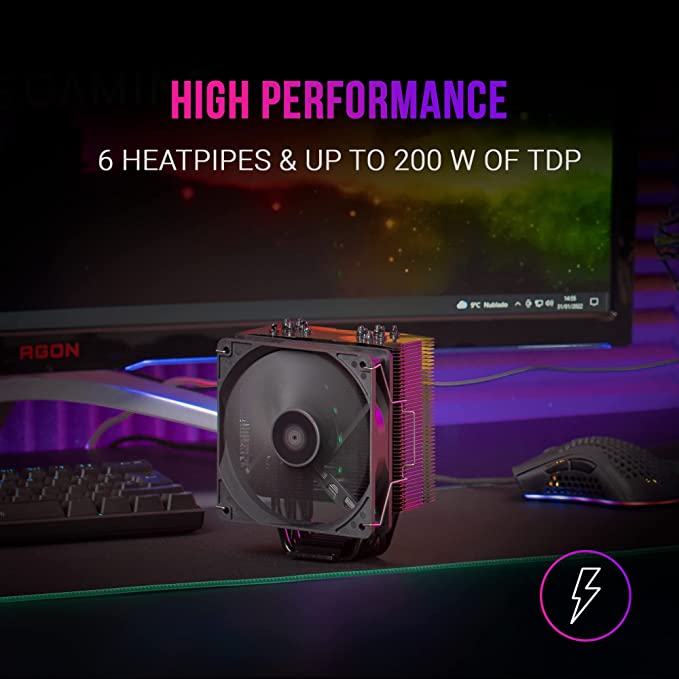 Ventilador CPU Mars Gaming MCPUPRO Silent PWM 200W