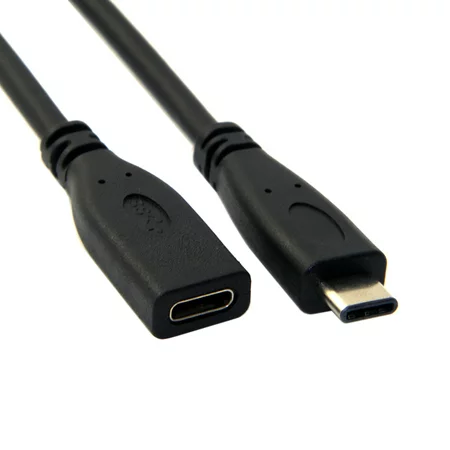 CABLE PROLONGADOR USB-C A USB-C 3.1 M H 1 MTS