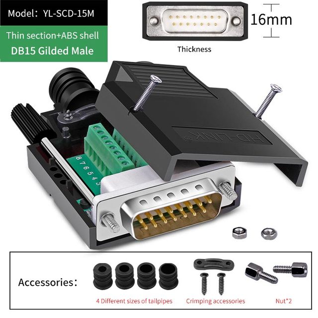 Conector Serie DB25 Hembra 25p sin soldadura
