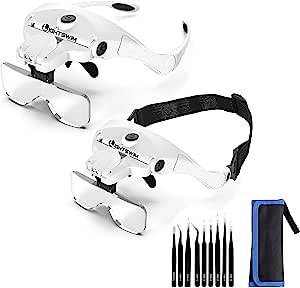 Gafas Lupa Diadema Lightswim LED Lentes cambiables