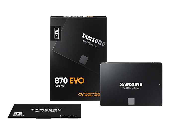 HD SSD 4TB Samsung 870 SATA-III EVO MZ-77E4T0B+LPI