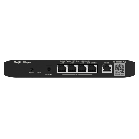 Router WAN Reyee +4 P. 100 1000 2xWAN RG-EG105G V2