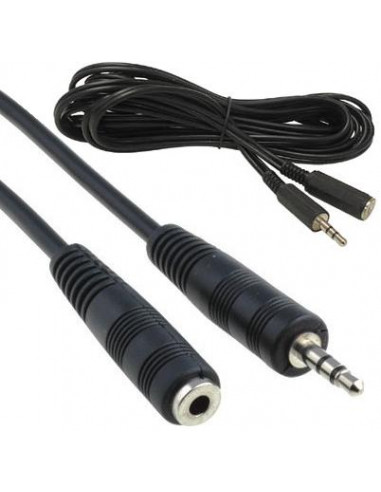 Cable audio prolongador jack 3.5 M H 1,5m