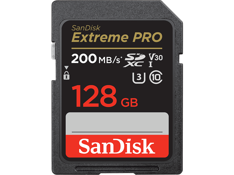 Memoria SD 128GB Sandisk Extreme Pro V30 170MB