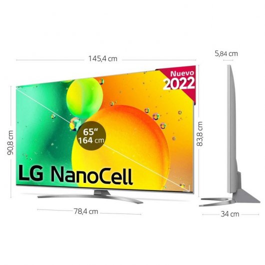TV LG 65 65NANO786QA IPS UltraHD 4K SmartTV
