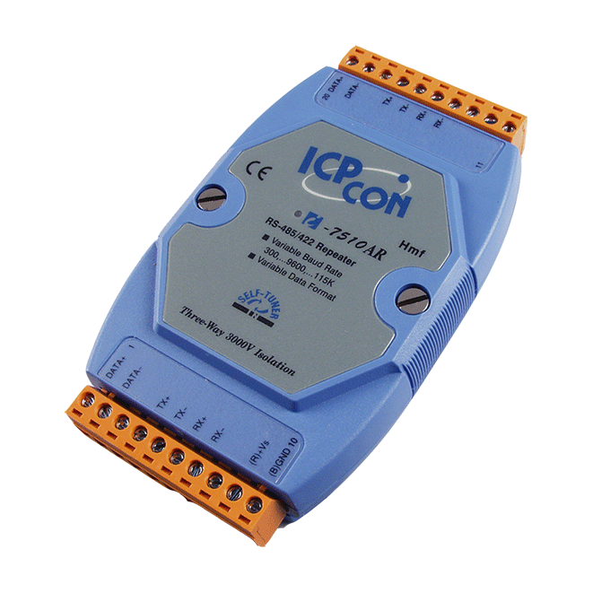 Repetidor Conversor ICP I-7510AR RS-422/485 Ais.3v